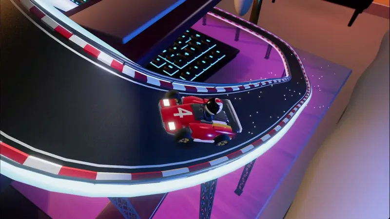 Google Desk Racer company demonstration